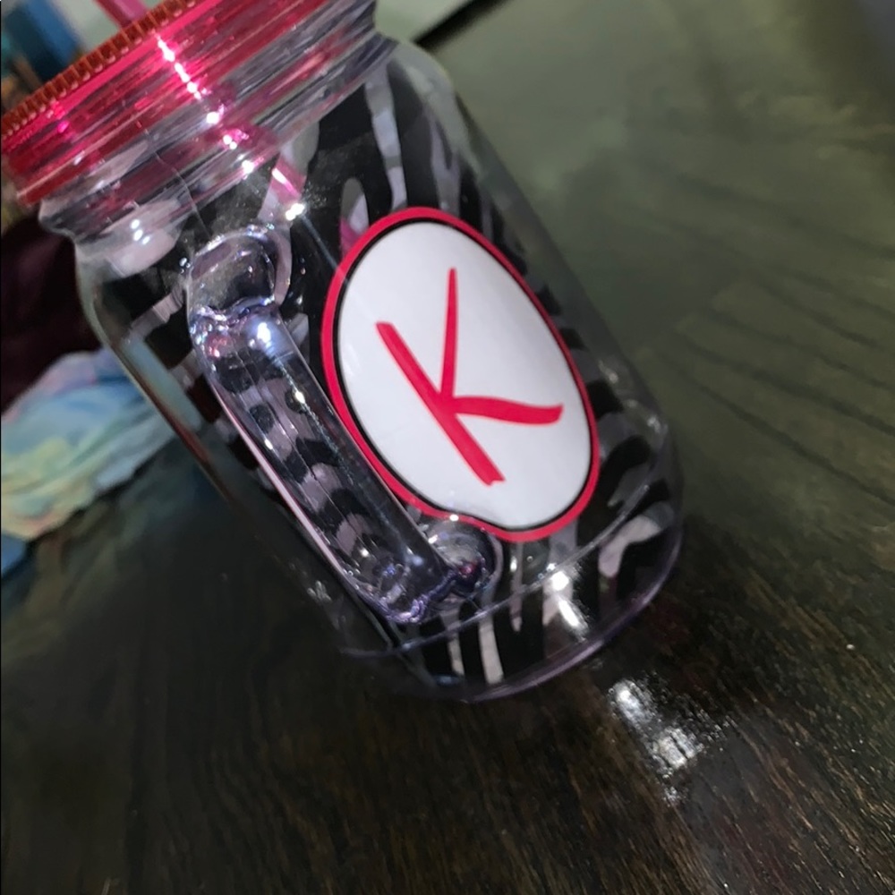 K monogram cup